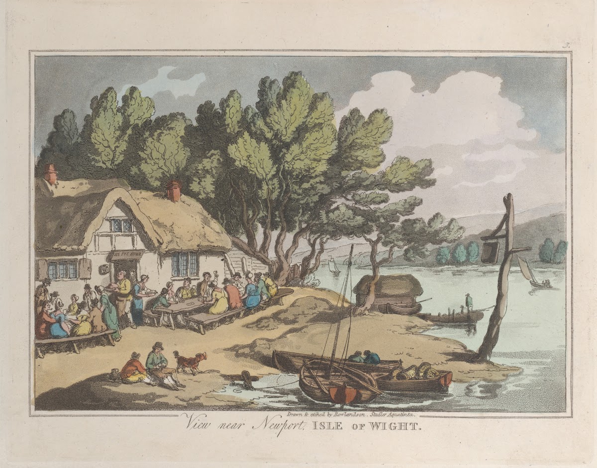 View near Newport Isle of Wight 1822
