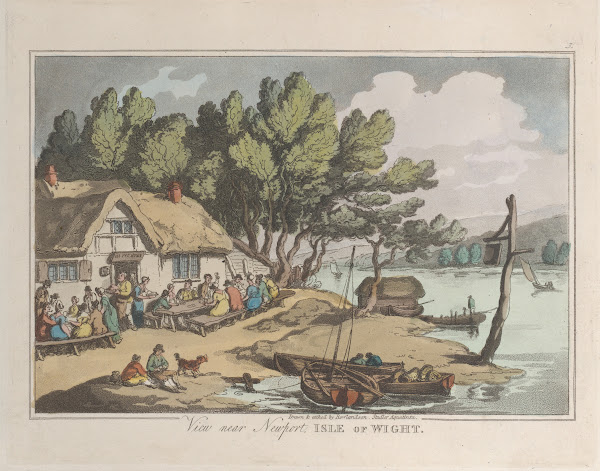 View near Newport Isle of Wight 1822