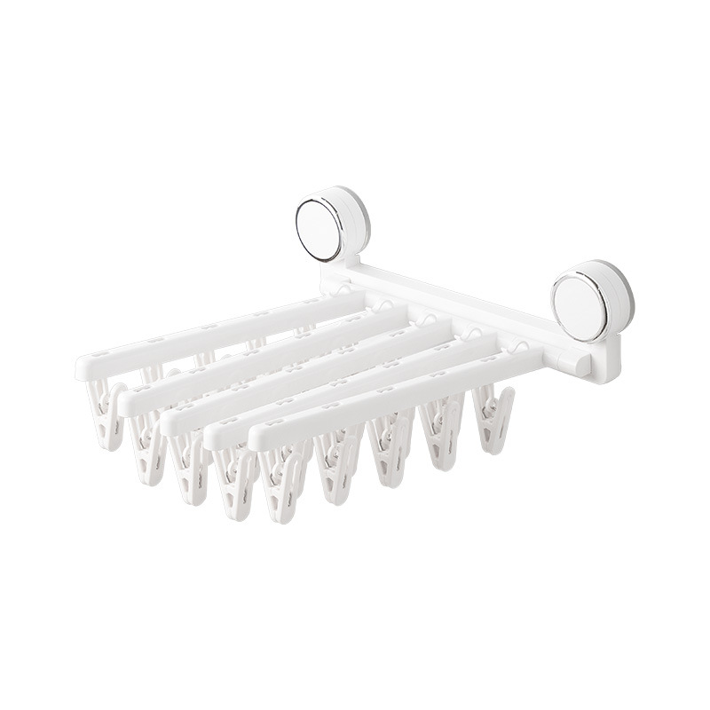 Laundry rack with suction cup, collapsible, model YM.7002