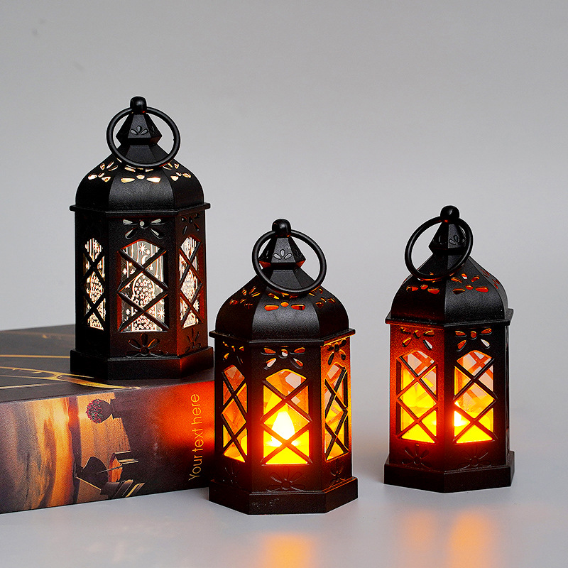 LED lantern in retro style