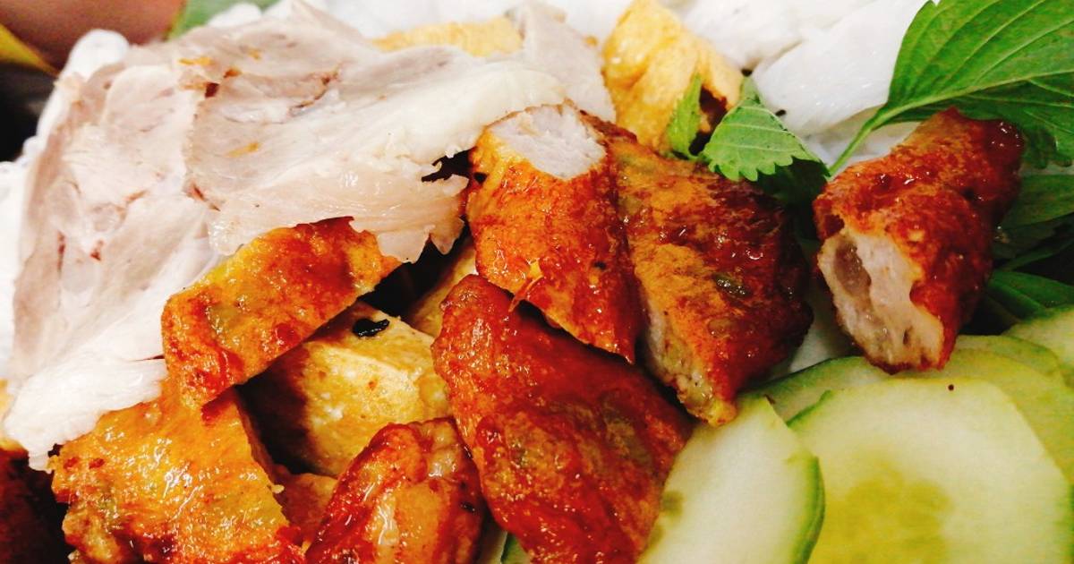 Bún đậu mắm tôm truyền thống 🤤