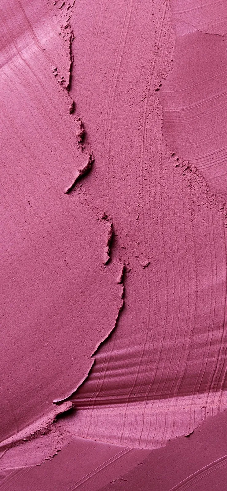 Textured Pink Lipstick Swatch - Macro Product Photography Full HD iPhone Wallpaper (1090x2360)