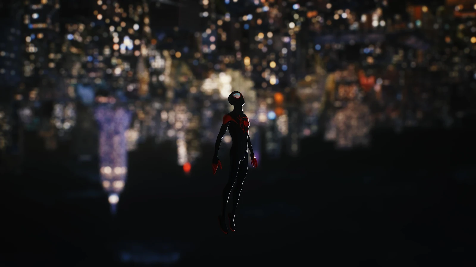 Miles Morales Leap Of Faith - Cinematic Digital Animation 4K Wallpaper (3840x2160)