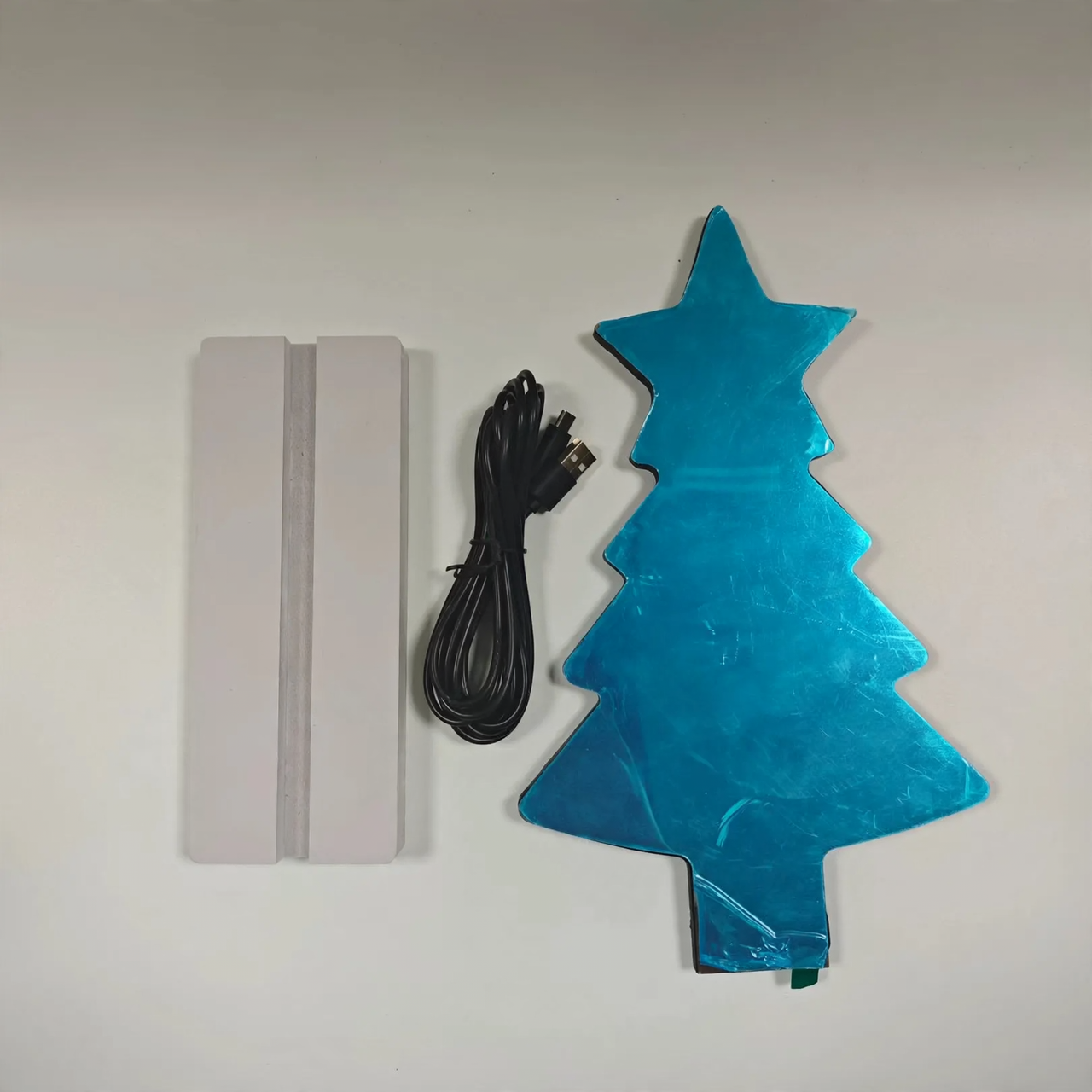 LED tunnel light in Christmas tree shape