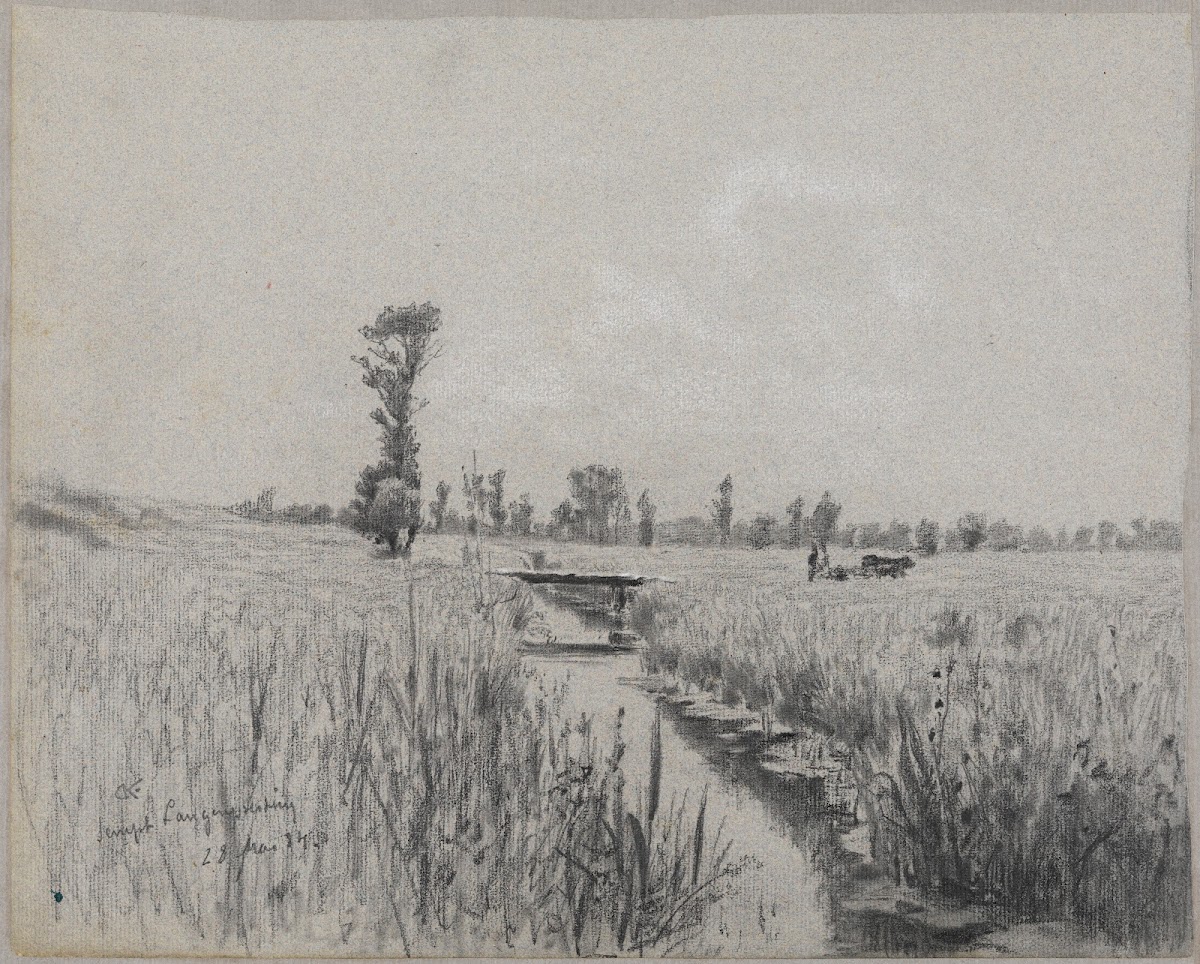 An der Sempt bei Langenpreising 1884