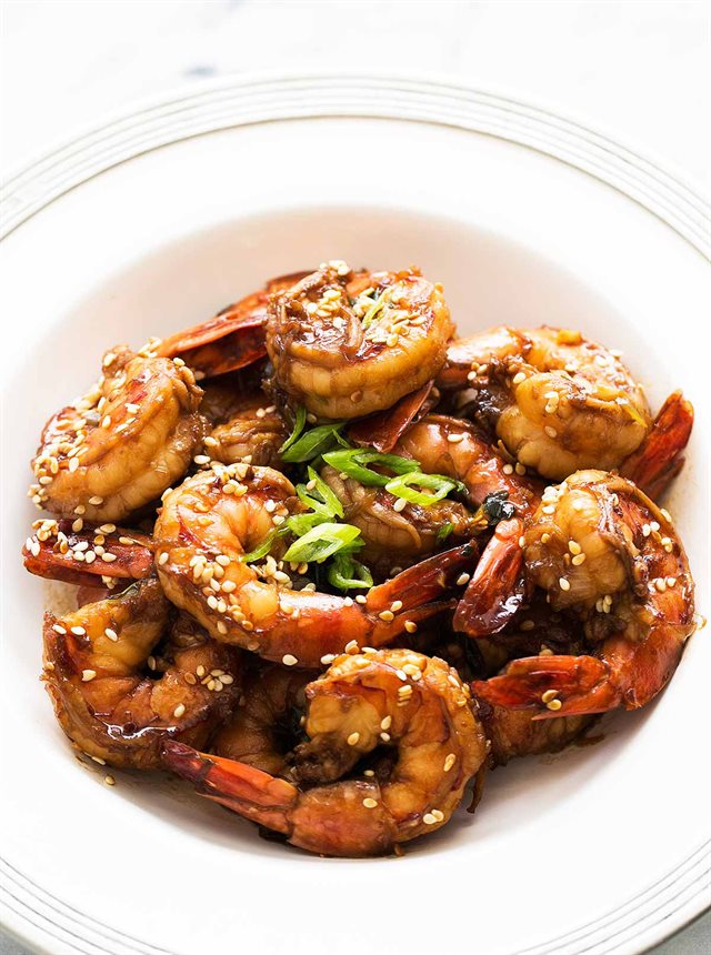 Tôm Tươi Xào Tỏi
