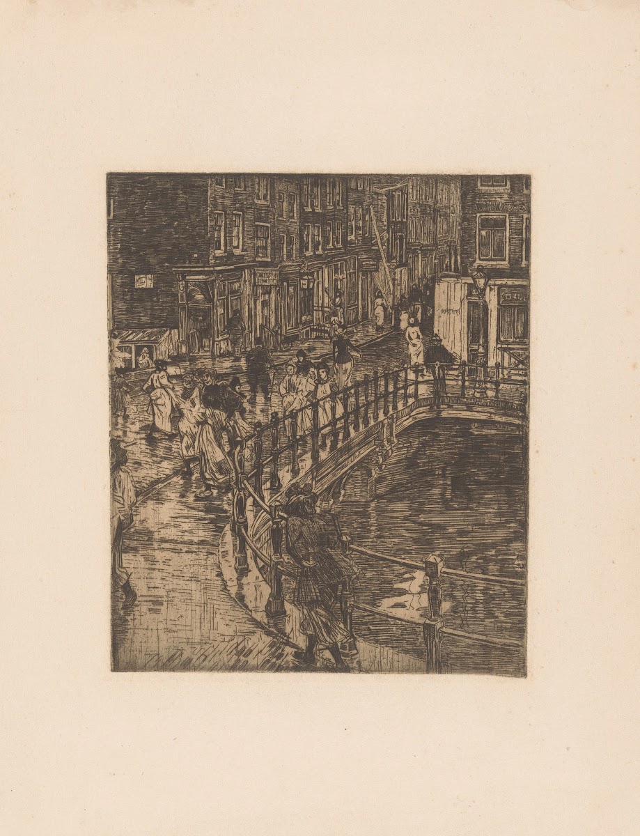 Brug over de Prinsengracht in Amsterdam 1894 1895