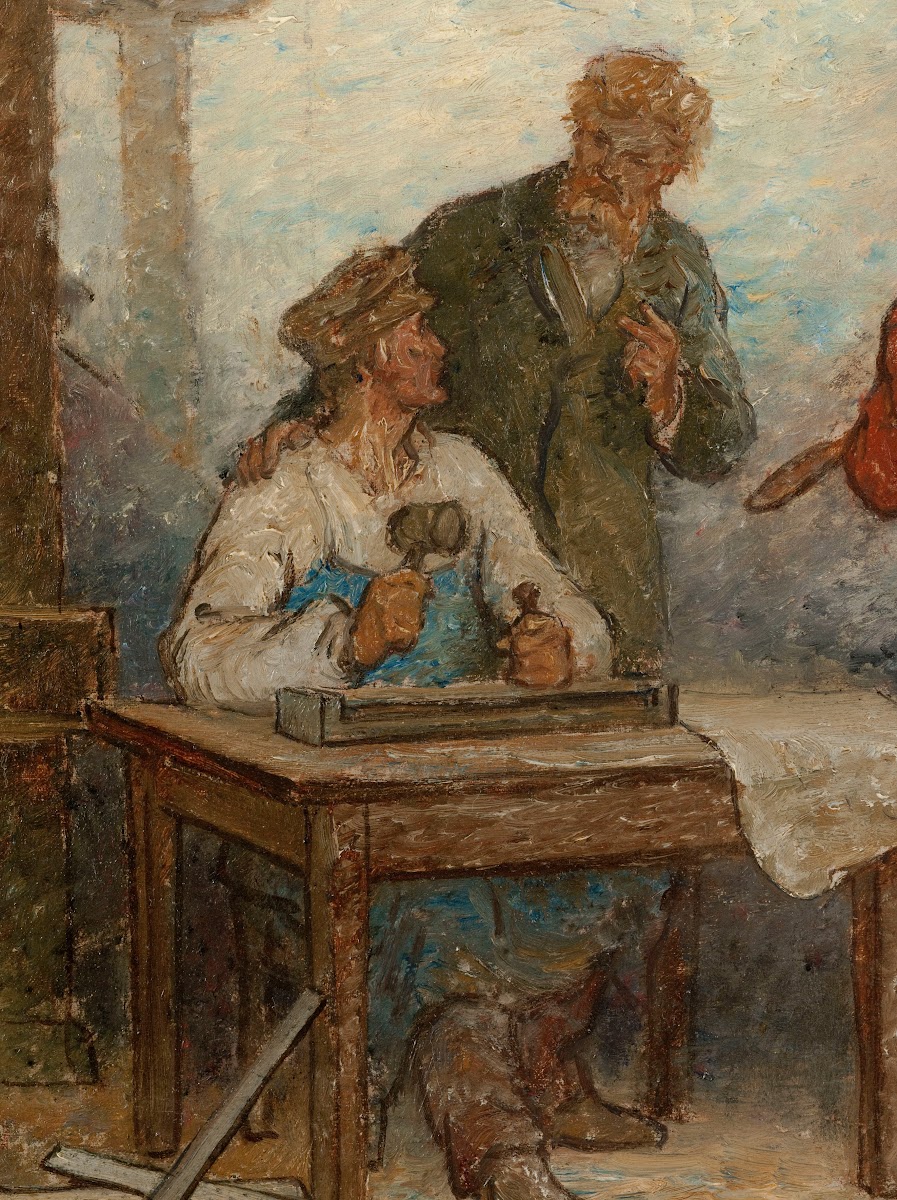 Benvenuto Cellini artiste du XVIè siècle admire les produits de lart moderne  Le