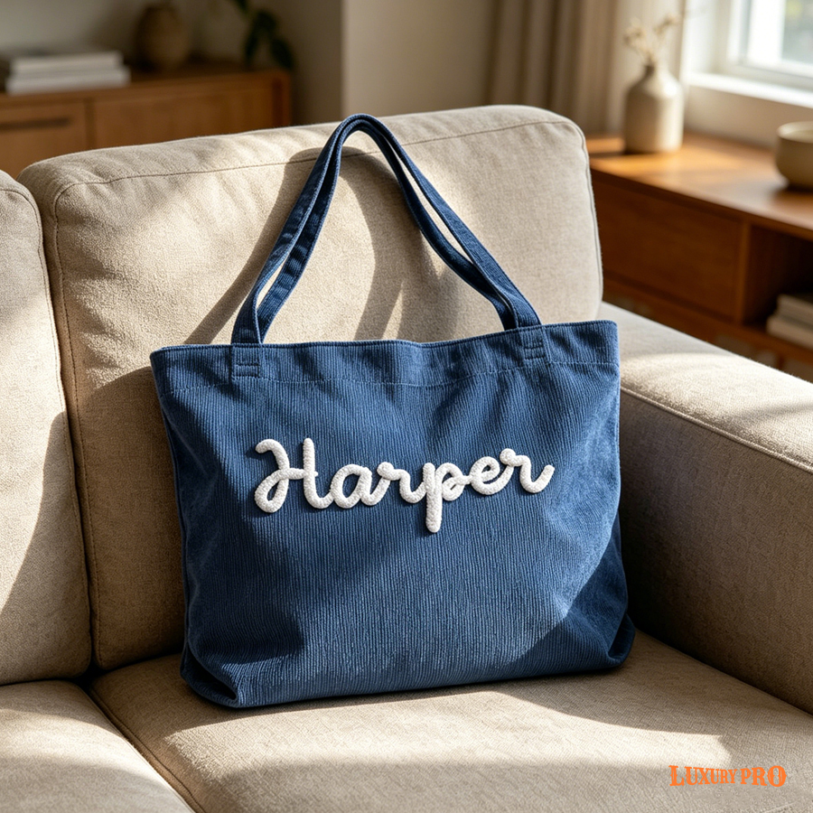 Corduroy Tote Bag