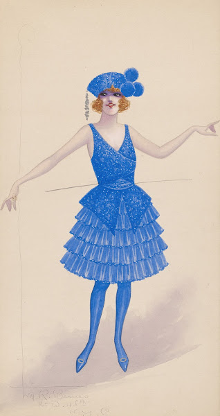 Girl in blue 1922