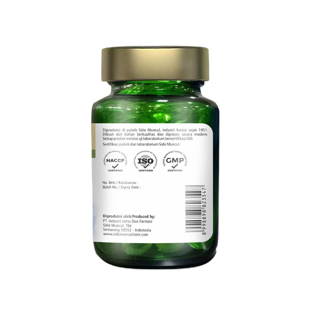 Alternative view of Natural Virgin Coconut Oil Sidomuncul Herbal Supplement Capsule Health Support