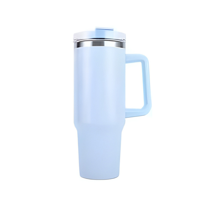 Insulated Mug 40oz with Straw and Handle