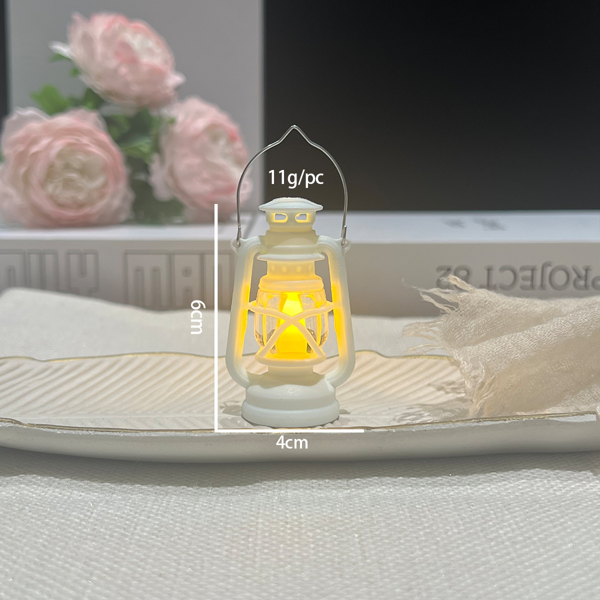 Dekorative LED-Laterne im Vintage-Stil