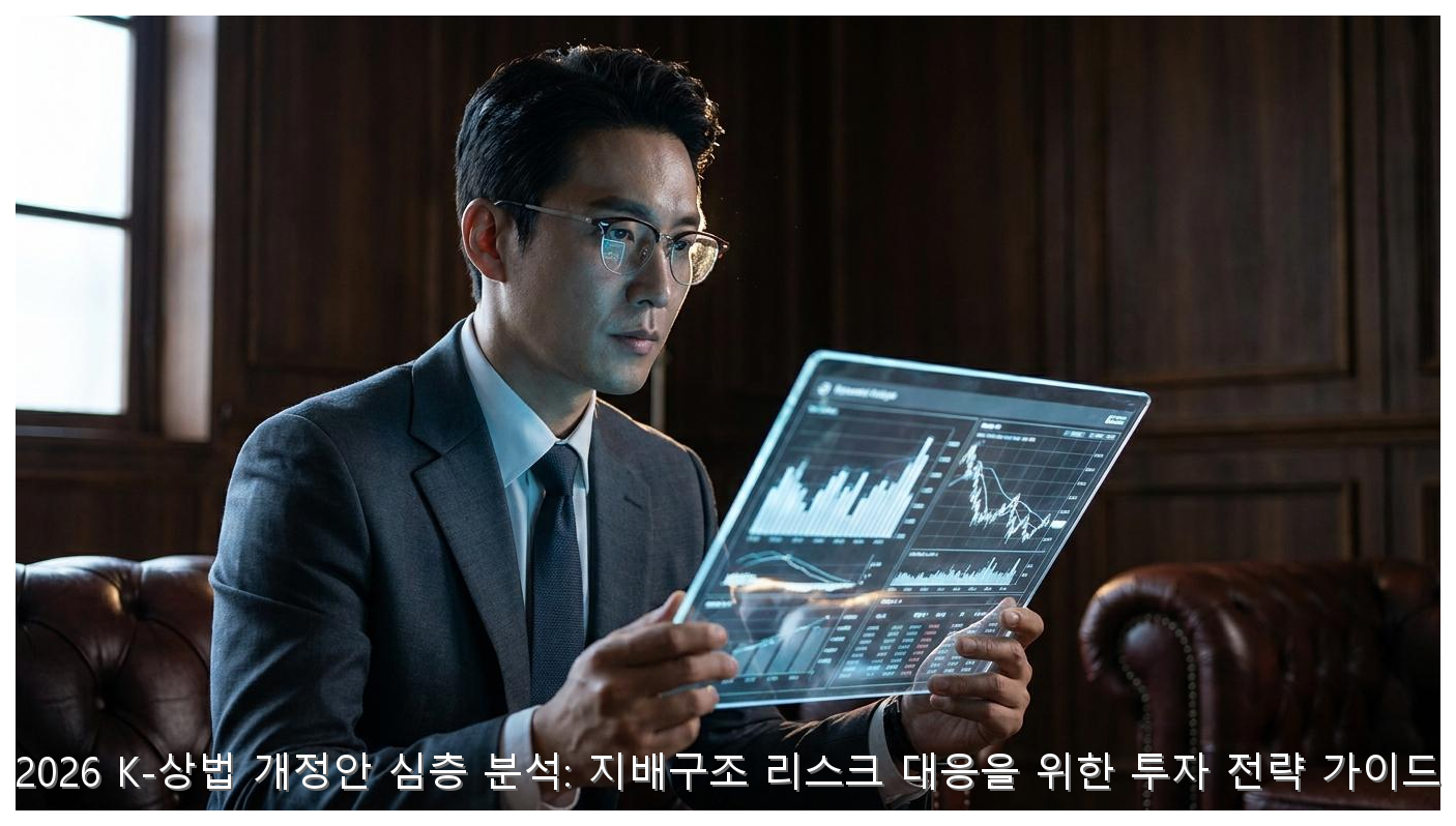 2026 K-상법 개정안 심층 분석: 지배구조 리스크 대응을 위한 투자 전략 가이드 핵심 안내 및 분석 인포그래픽 (5)