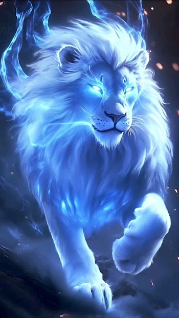 Glowing Lion Picture