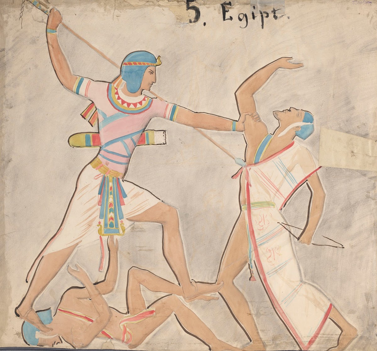 Image Of An Egyptian Battle 1860   1872