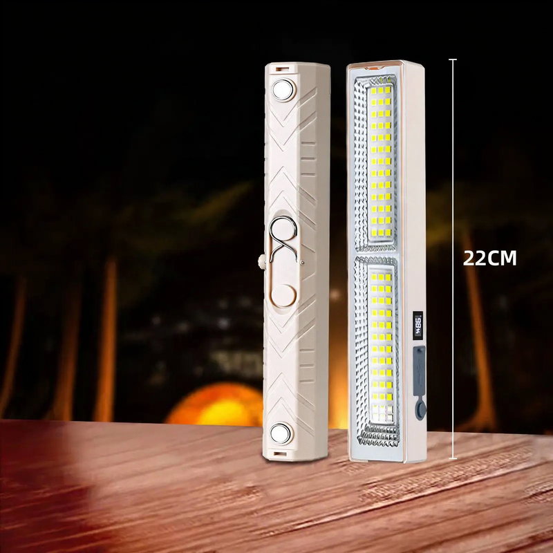 LED camping lamp with battery and emergency light function