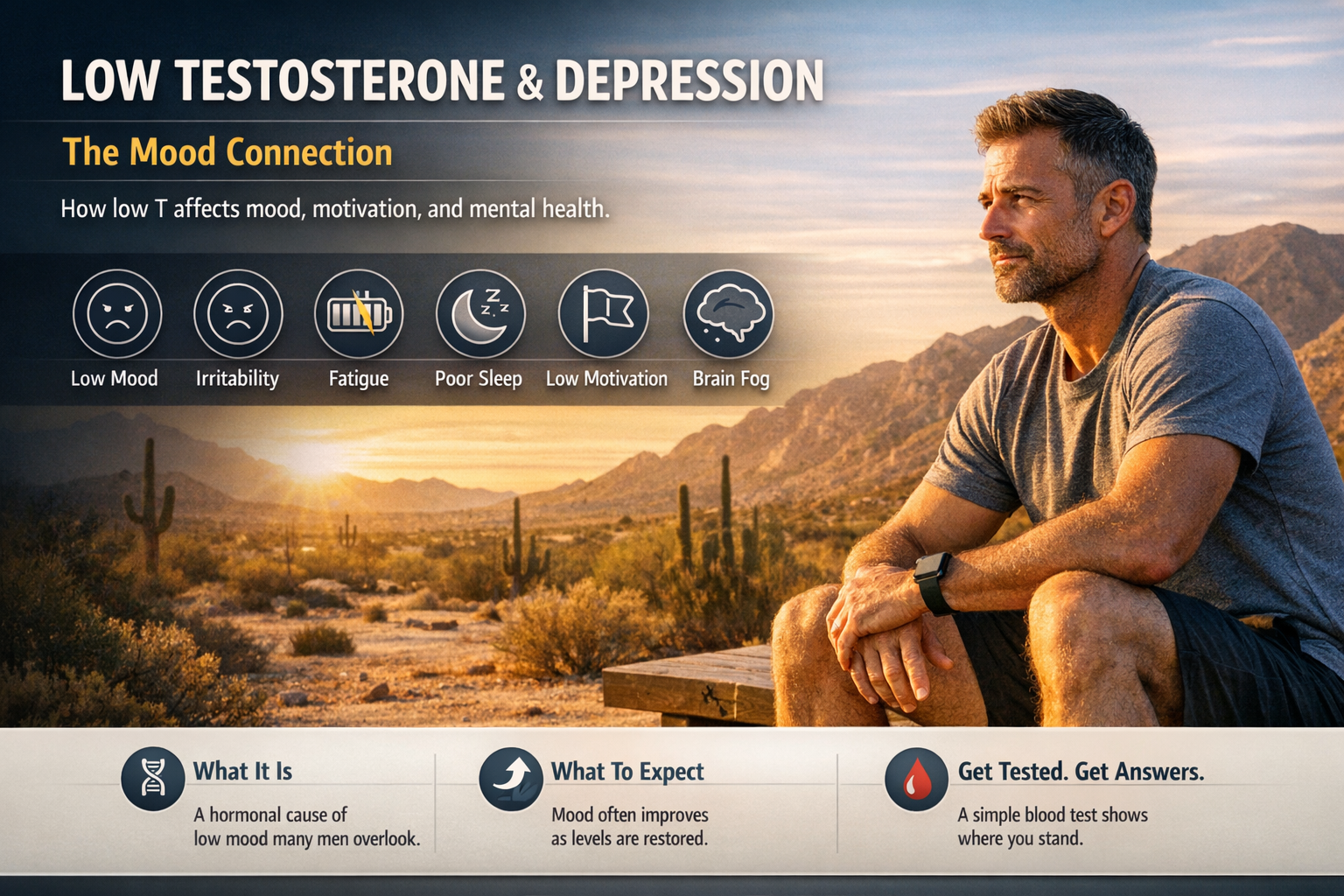 Can Low Testosterone Cause Depression? What Men Should Know