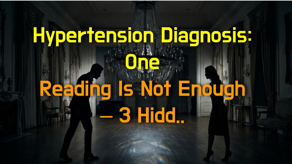 Hypertension Diagnosis: One Reading Is Not Enough – 3 Hidden Truths