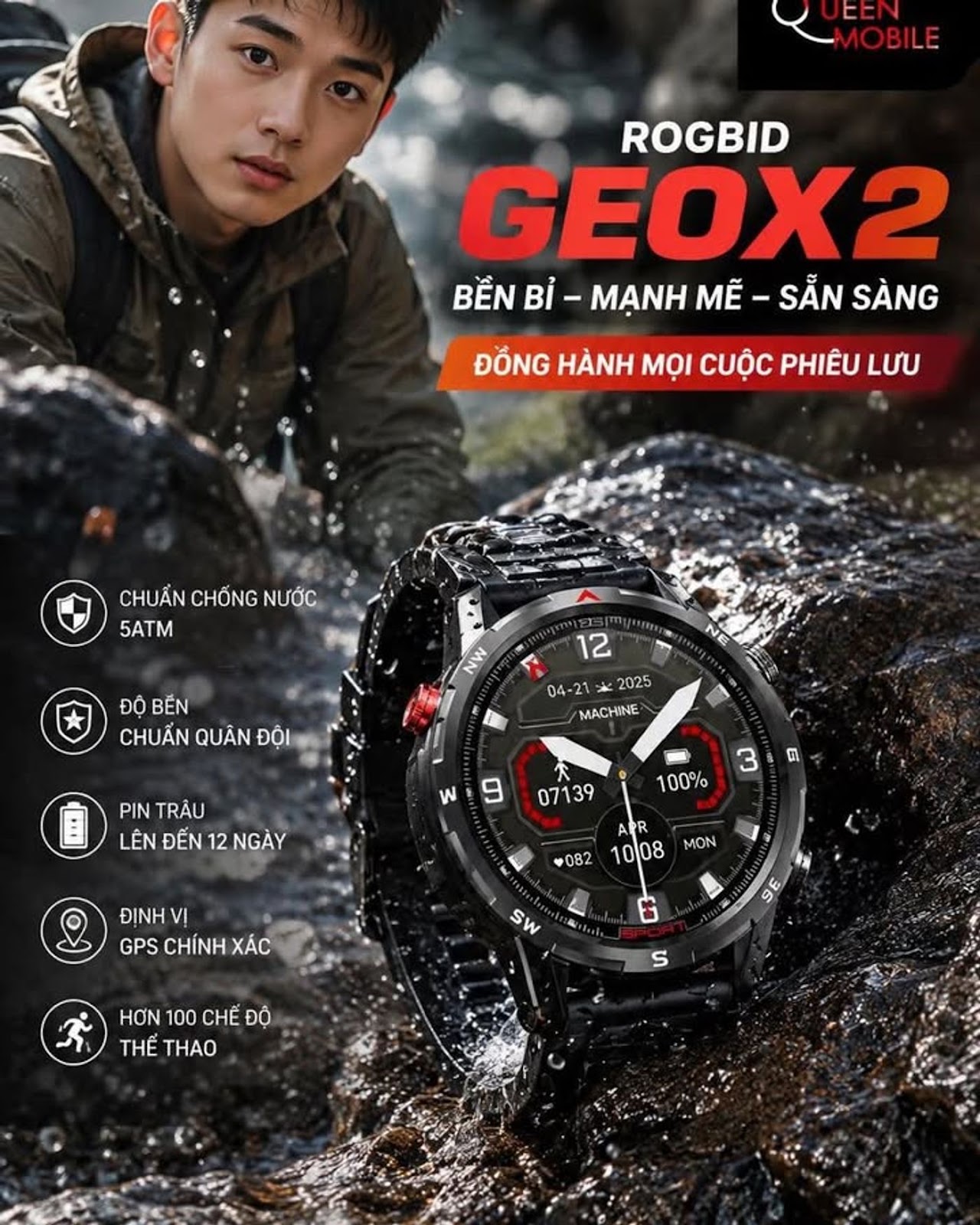 夏に向けた超耐久設計のRogbid GeoX2が登場。これは、地形スマートウォッチセグメントにおいて多くの大手ブランドが警戒するスマートウォッチモデルなのでしょうか？