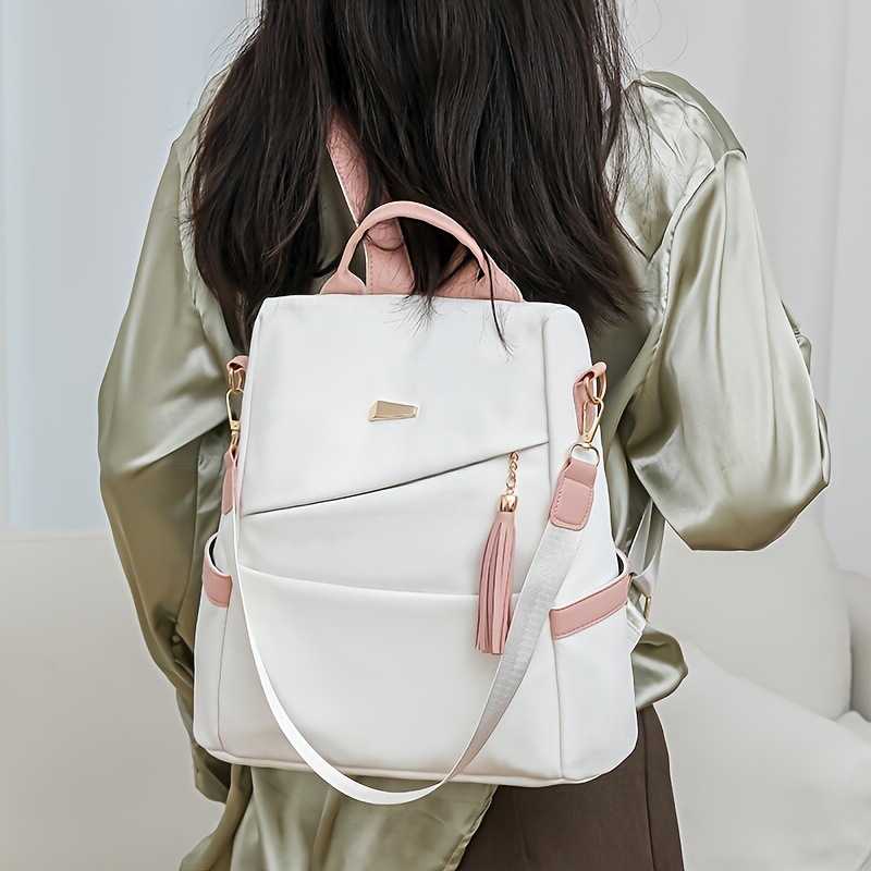 Nylon backpack, light, for everyday and travel