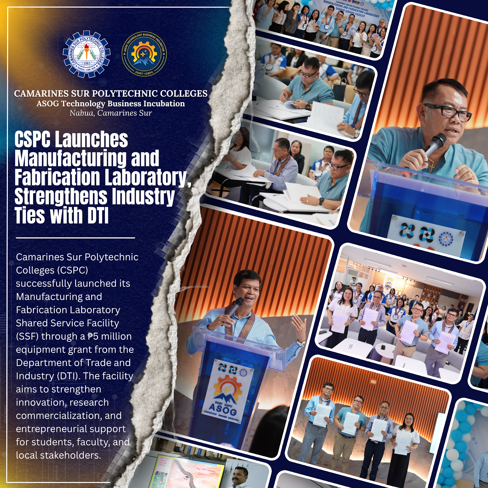 𝗖𝗦𝗣𝗖 𝗟𝗮𝘂𝗻𝗰𝗵𝗲𝘀 𝗠𝗮𝗻𝘂𝗳𝗮𝗰𝘁𝘂𝗿𝗶𝗻𝗴 𝗮𝗻𝗱 𝗙𝗮𝗯𝗿𝗶𝗰𝗮𝘁𝗶𝗼𝗻 𝗟𝗮𝗯𝗼𝗿𝗮𝘁𝗼𝗿𝘆, 𝗦𝘁𝗿𝗲𝗻𝗴𝘁𝗵𝗲𝗻𝘀 𝗜𝗻𝗱𝘂𝘀𝘁𝗿𝘆 𝗧𝗶𝗲𝘀 𝘄𝗶𝘁𝗵 𝗗𝗧𝗜