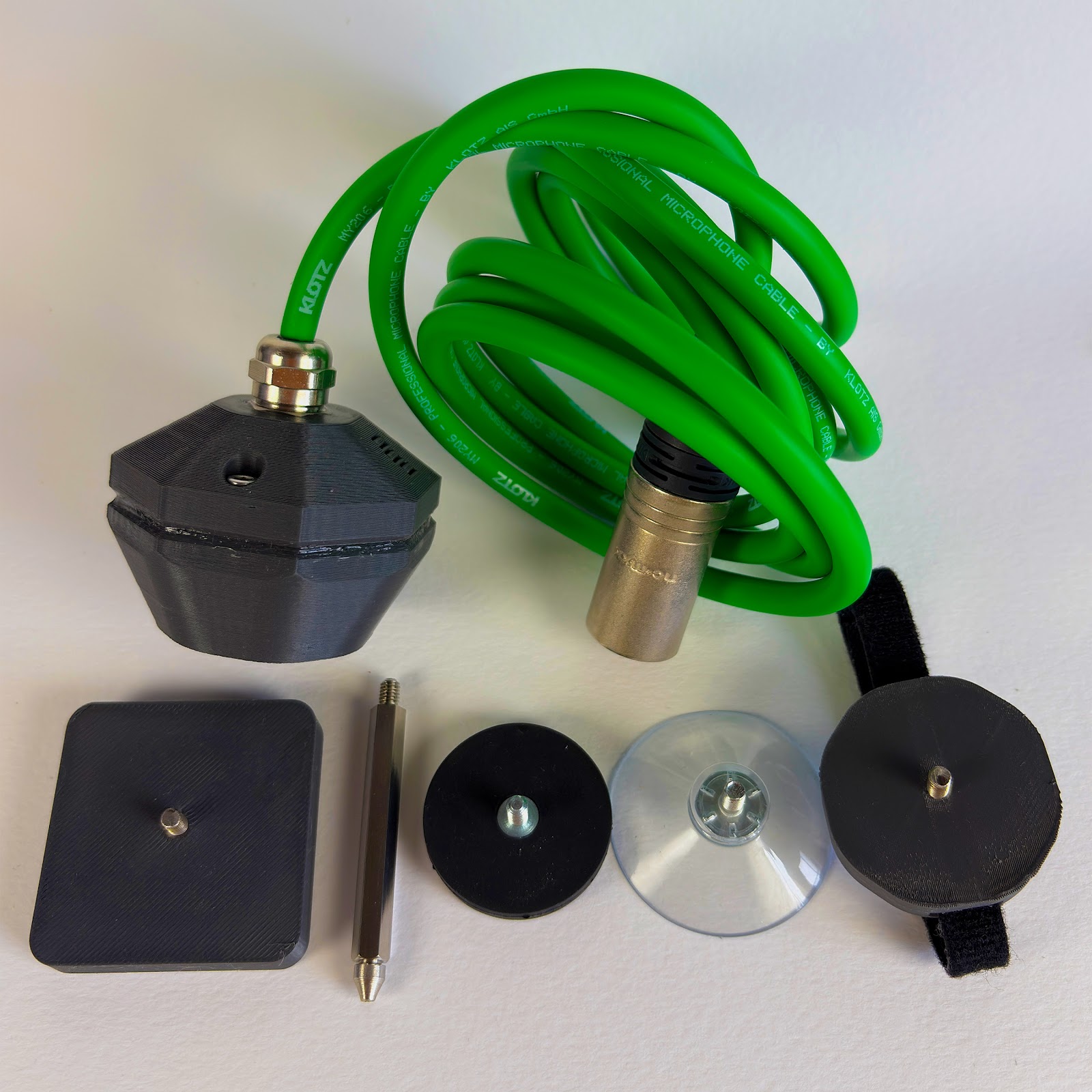 FIELD5 phantom-powered contact microphone by ATOMAT LAB — detail 1