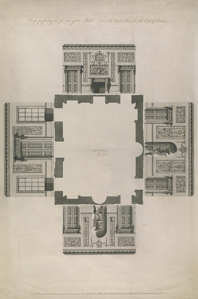Headfort House Ireland Elevations of the Front Hall between 1771 and 1775