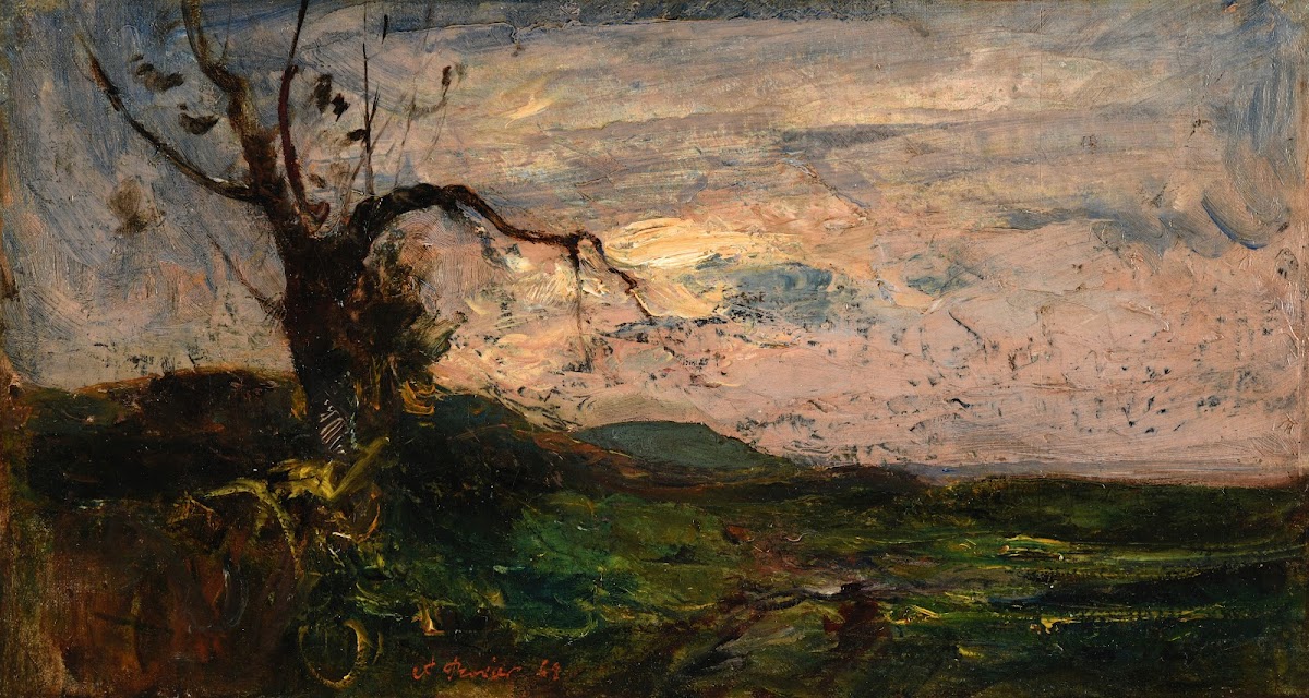 Vieil arbre dans la plaine 1868