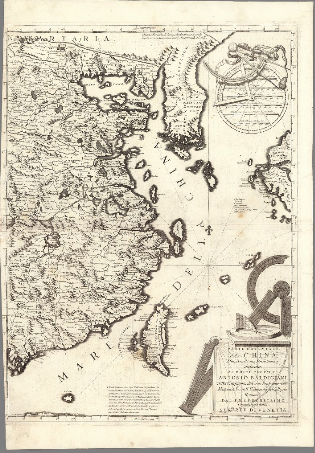 1697_Parte Orientale della China_Coronelli