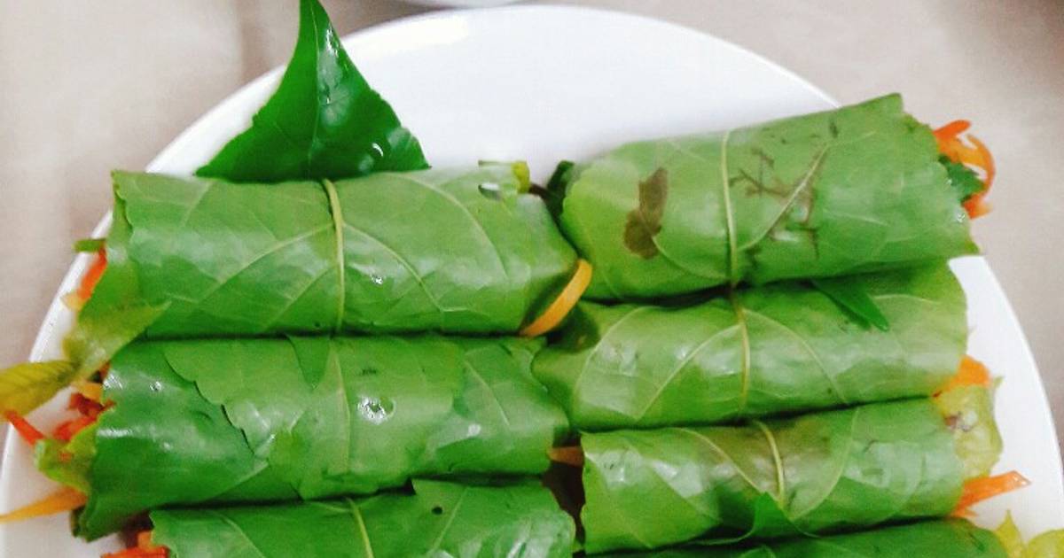Lá cách gói đu đủ