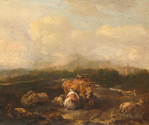 Italian Landscape with Cattle 1640   1669