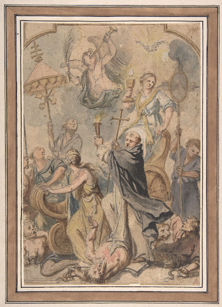An Allegory of the Triumph over Heresy with St Domenic to the Fore 165060
