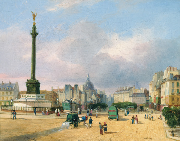 La place de la Bastille 1840