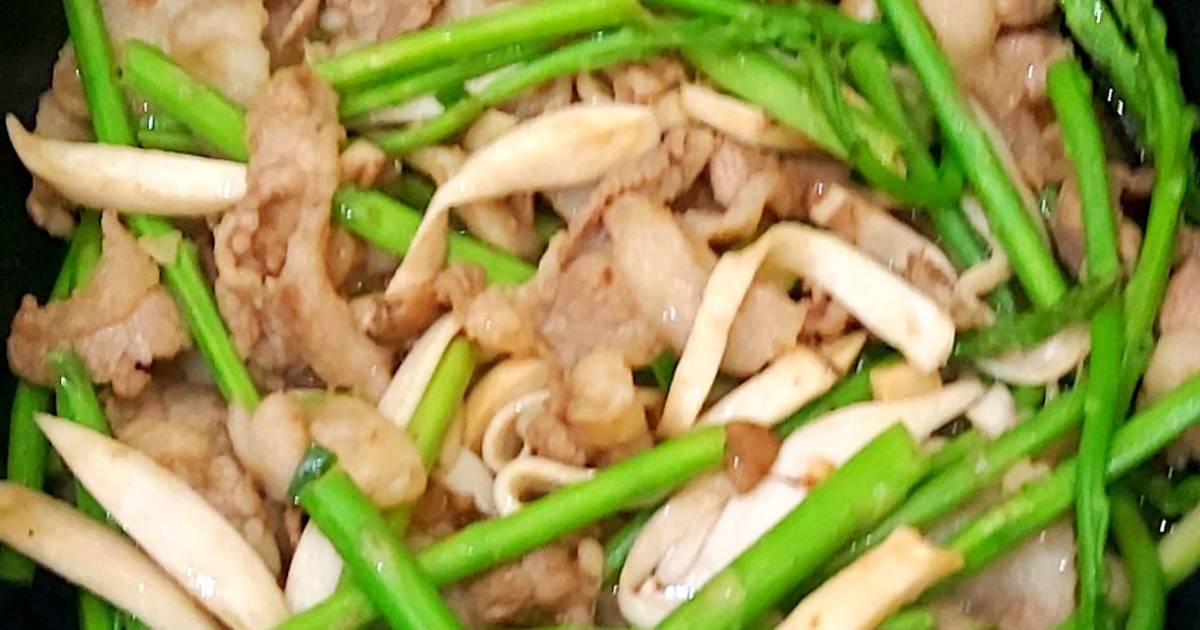 Các món rau xào thịt bò