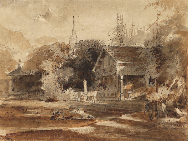 Swiss village view