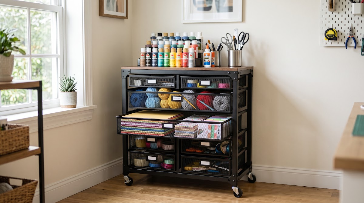 Best Craft Room Storage Carts for Small Creative Spaces (2026) - BEST OVERALL — IN CONTEXT