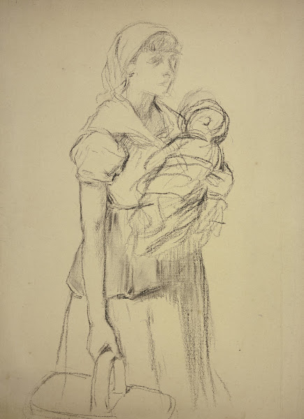 Farmwoman with child
