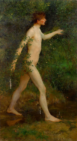 A Woodland Bather