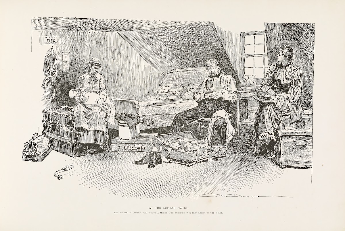 At the summer hotel 1896