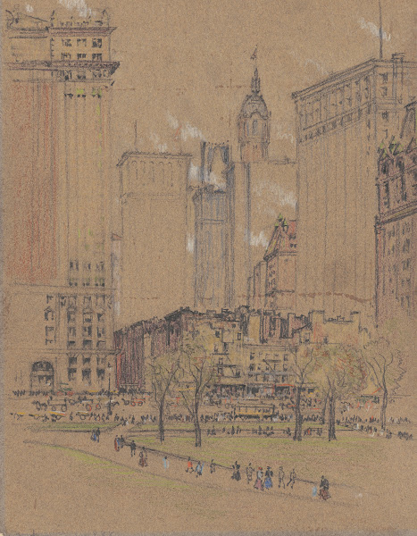 New Yorkthe Old and the New c 1910s