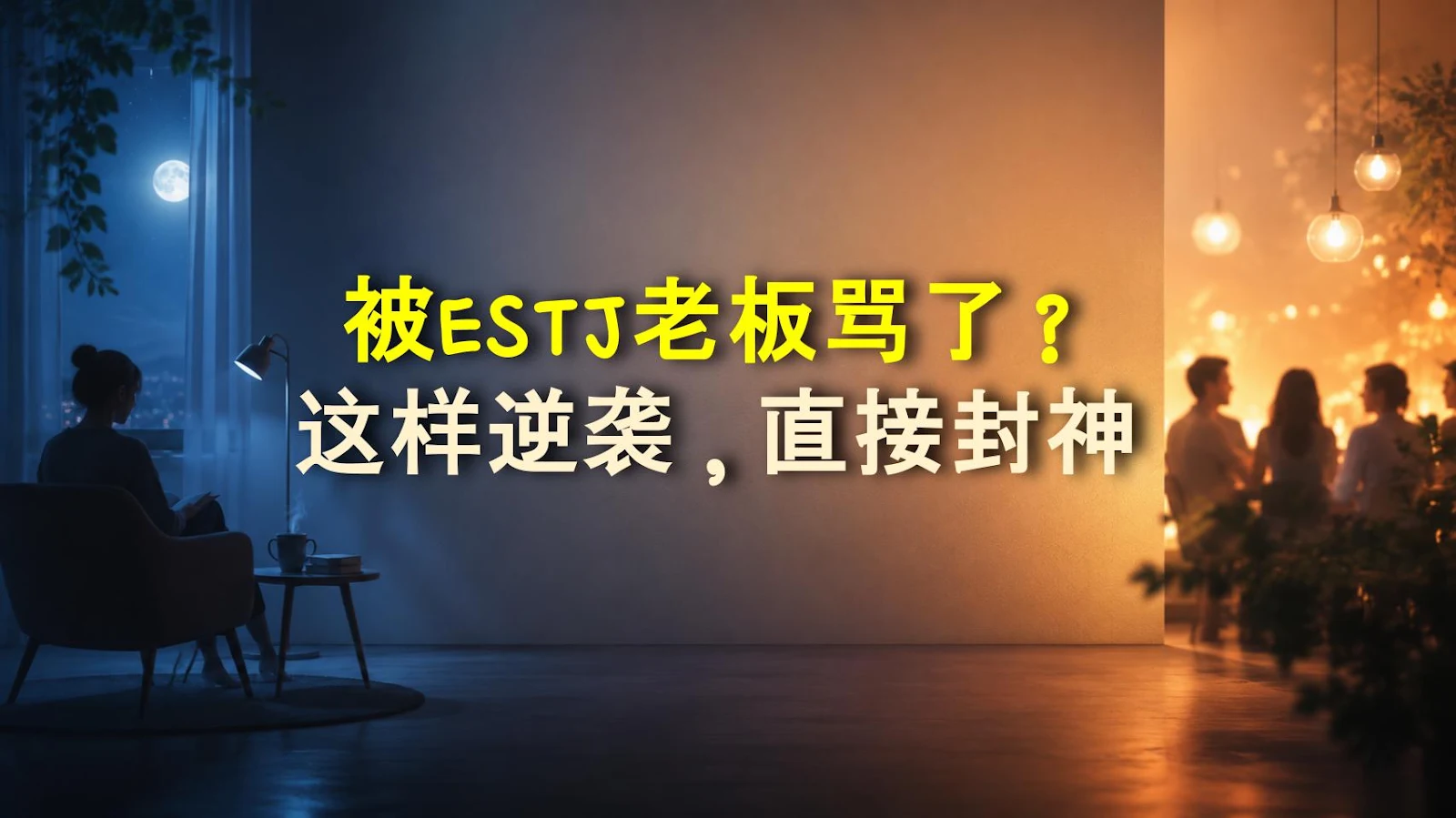 被ESTJ老板骂了？这样逆袭，直接封神