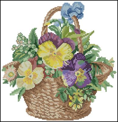 CMP 330083 Pillow With Flowers