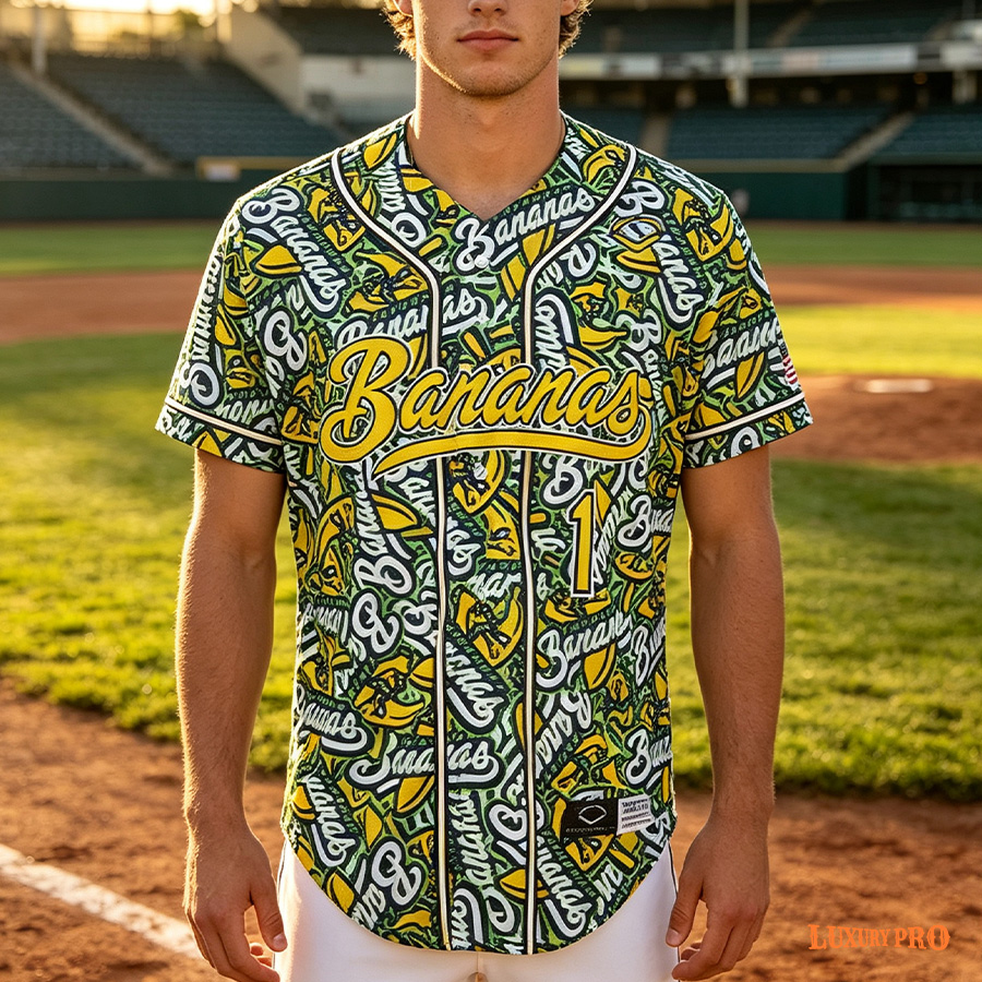 AOP XVM Printed Baseball Cardigan
