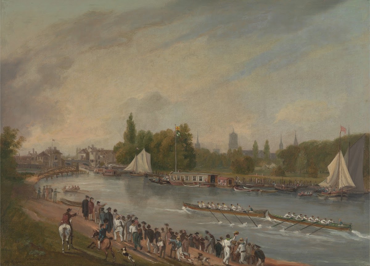 A Boat Race On The River Isis Oxford