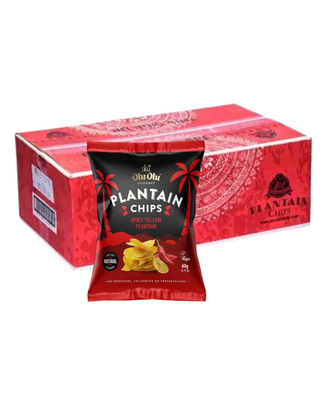 OLU OLU PLANTAIN CHIPS - CHILI