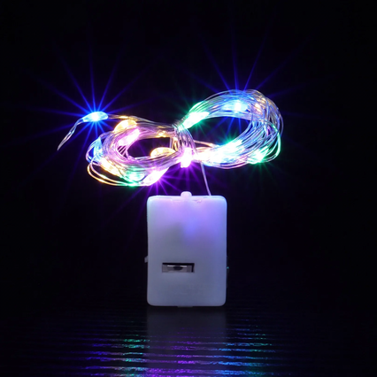 LED string lights for decorations, battery-operated