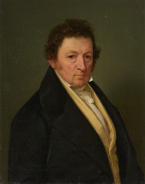 Brustbild des Gutsbesitzer Clauß aus Landau 1837