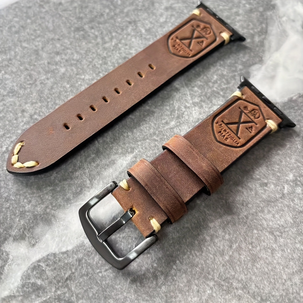 Vintage Cowhide Leather Watch Strap