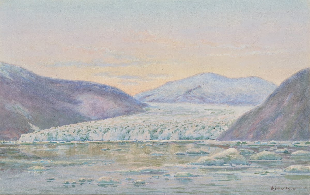 Taku Glacier Evening 19th century